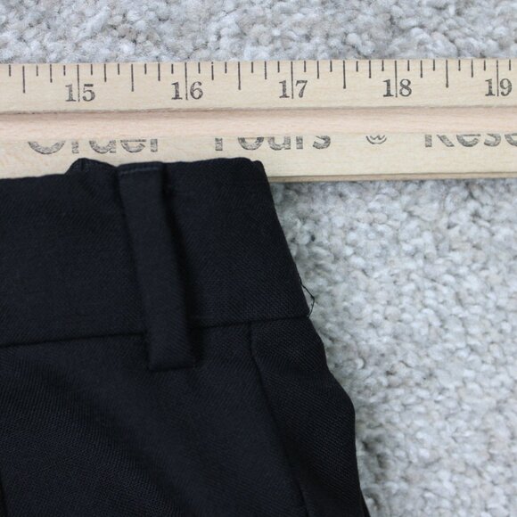 BOSS Hugo Boss Pants Mens 34x30 Black Pasolini/Movie US Virgin Wool Flat Front - Picture 8 of 13
